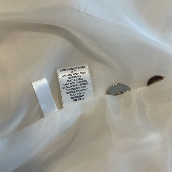 NWT NY & CO White 2-Button Blazer Size 6 - Picture 12 of 12